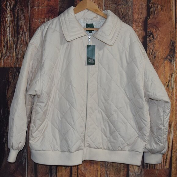 New w Tags! WILD FABLE Women's Sz XL Stucco Quilted Jacket - Picture 2 of 5